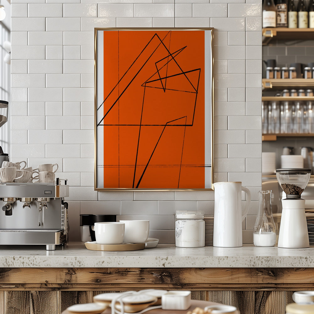 Angular Lines Poster